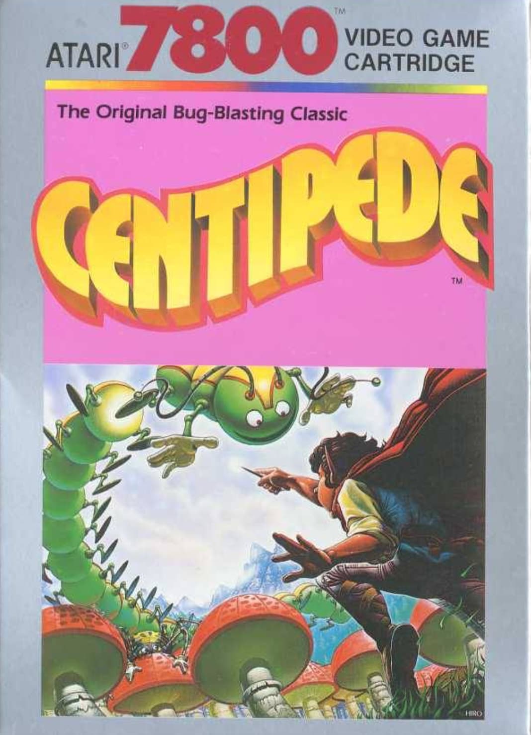 centipede atari 7800 cover - Atari Tm 7800 Video Game Cartridge The Original BugBlasting Classic Centipede Tm Hiro